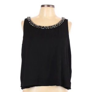 Jennifer Lopez Black beaded top. Great condition!